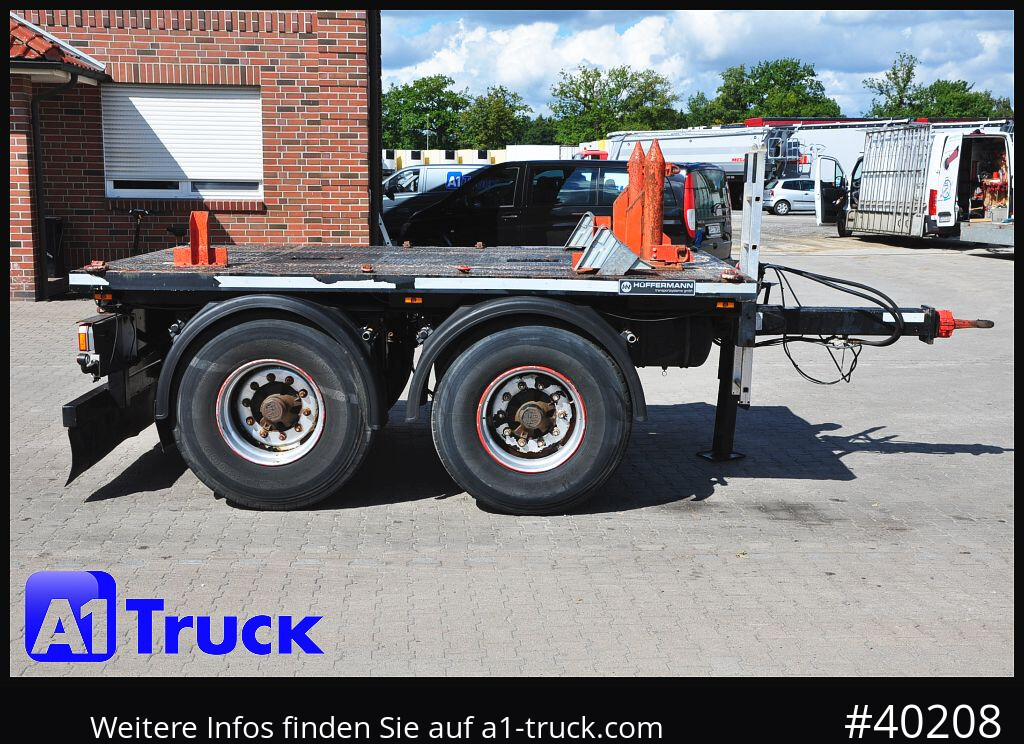 HUEFFERMANN HTA1800, Ballast, BPW Achsen, Luft, - Remorque plateau: photos 5 HUEFFERMANN HTA1800, Ballast, BPW Achsen, Luft, - Remorque plateau: photos 5