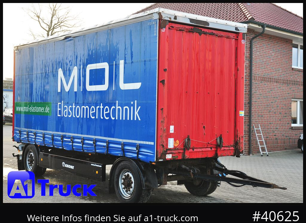 KRONE AZP 18, Maxi, 2800mm innen, Edscha, - Remorque rideaux coulissants: photos 1 KRONE AZP 18, Maxi, 2800mm innen, Edscha, - Remorque rideaux coulissants: photos 1