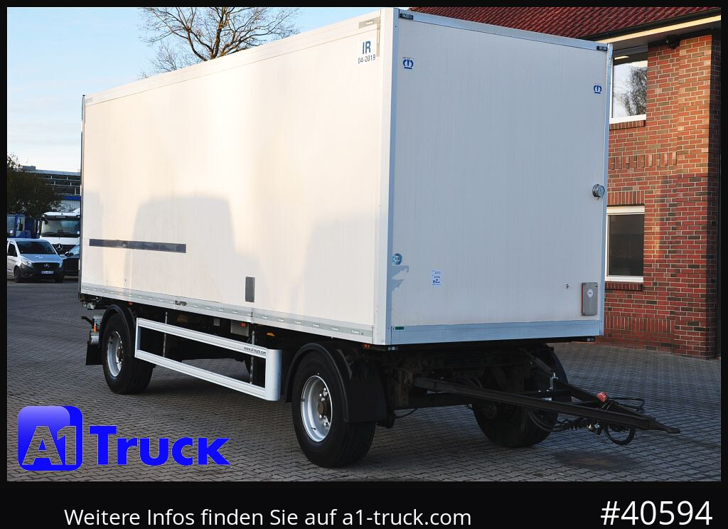 KRONE Koffer ISO, stark isoliert ehemaliger Kühlkoffer, Aluboden - Remorque fourgon: photos 1 KRONE Koffer ISO, stark isoliert ehemaliger Kühlkoffer, Aluboden - Remorque fourgon: photos 1