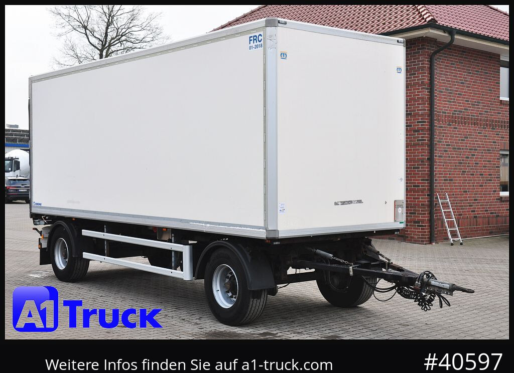 KRONE Koffer ISO, stark isoliert ehemaliger Kühlkoffer, Aluboden - Remorque fourgon: photos 1 KRONE Koffer ISO, stark isoliert ehemaliger Kühlkoffer, Aluboden - Remorque fourgon: photos 1