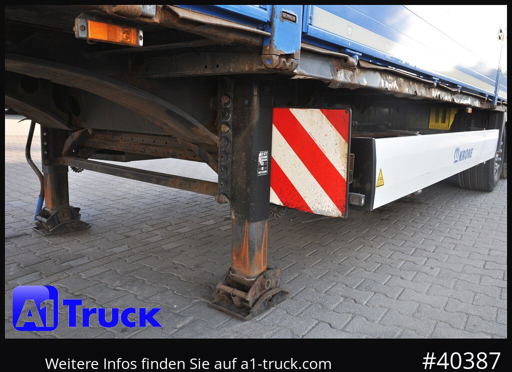 Semi-remorque plateau KRONE Mega, Pritsche, 1 Vorbesitzer, TÜV 01-2026, Staplerhalterung: photos 6 Semi-remorque plateau KRONE Mega, Pritsche, 1 Vorbesitzer, TÜV 01-2026, Staplerhalterung: photos 6