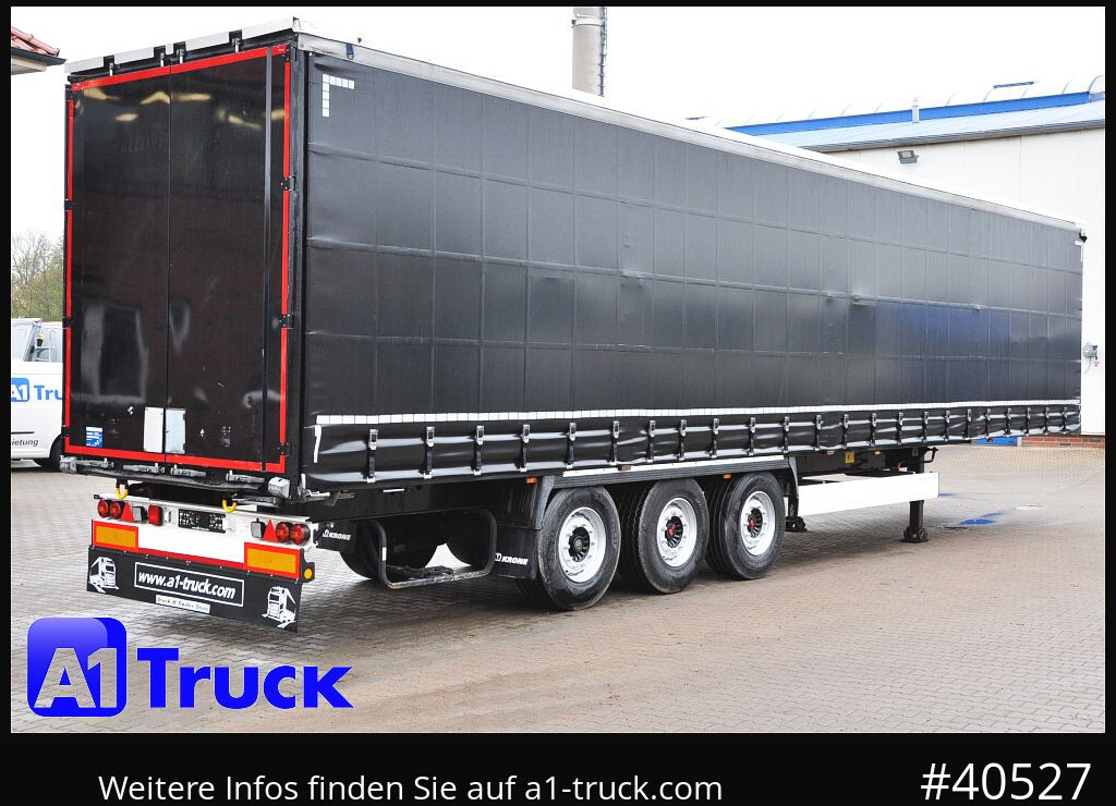 Semi-remorque rideaux coulissants KRONE SD, Tautliner, neue Plane, 202.590km, 1 Vorbesitzer: photos 11