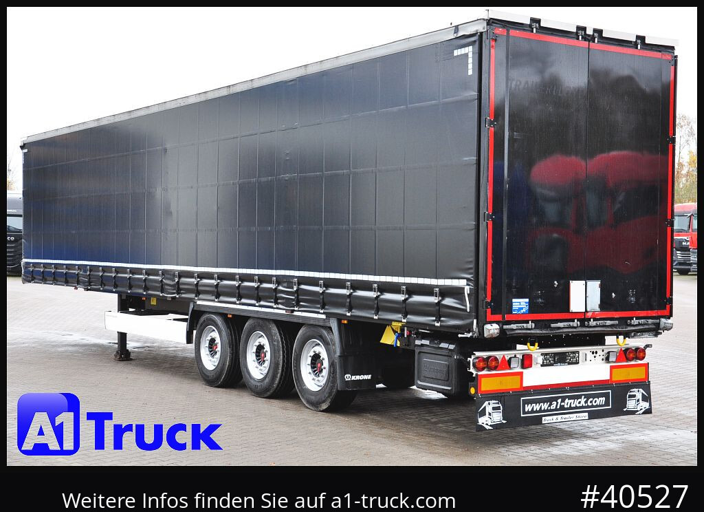 Semi-remorque rideaux coulissants KRONE SD, Tautliner, neue Plane, 202.590km, 1 Vorbesitzer: photos 7