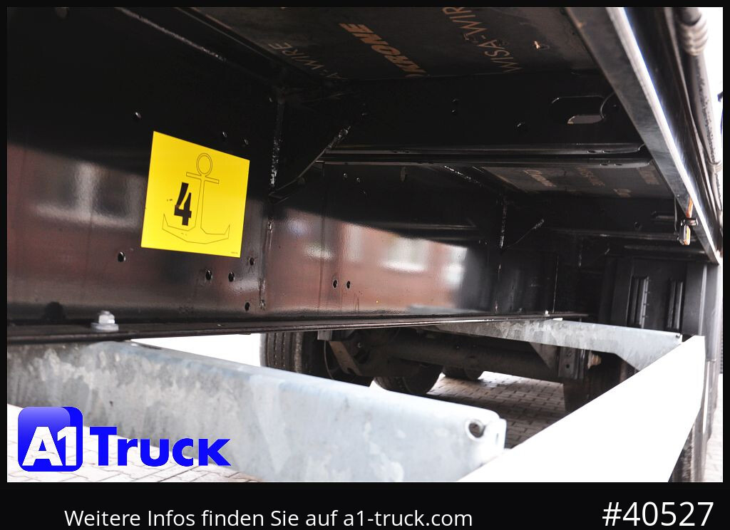 Semi-remorque rideaux coulissants KRONE SD, Tautliner, neue Plane, 202.590km, 1 Vorbesitzer: photos 13