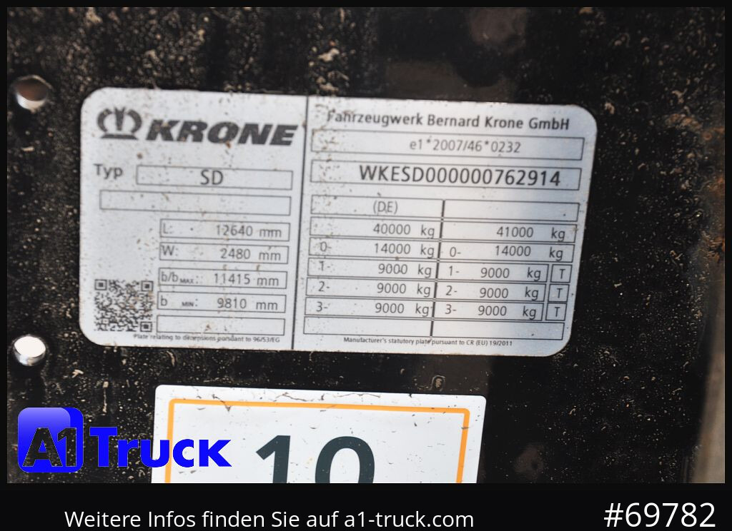 KRONE SDC, Containerchassis, 2x20/30/40 - Semi-remorque porte-conteneur/ Caisse mobile: photos 4 KRONE SDC, Containerchassis, 2x20/30/40 - Semi-remorque porte-conteneur/ Caisse mobile: photos 4