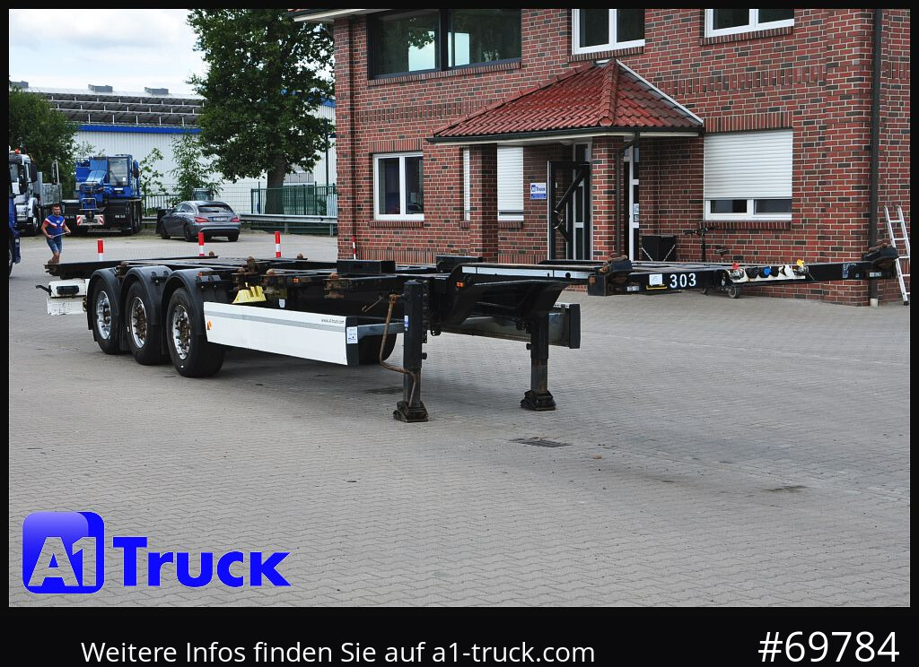 KRONE SDC, Containerchassis, Lift, 2x20/30/40 - Semi-remorque porte-conteneur/ Caisse mobile: photos 1 KRONE SDC, Containerchassis, Lift, 2x20/30/40 - Semi-remorque porte-conteneur/ Caisse mobile: photos 1