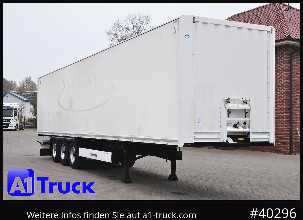 KRONE SDK 27, Koffer, 1 Vorbesitzer, Plywood, - Semi-remorque fourgon: photos 1 KRONE SDK 27, Koffer, 1 Vorbesitzer, Plywood, - Semi-remorque fourgon: photos 1