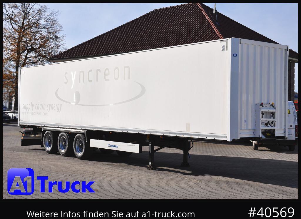 KRONE SDK 27, Koffer, 1 Vorbesitzer, Plywood, - Semi-remorque fourgon: photos 1 KRONE SDK 27, Koffer, 1 Vorbesitzer, Plywood, - Semi-remorque fourgon: photos 1