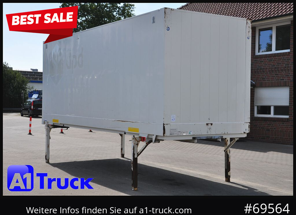 KRONE Wechselbrücke BDF 7,45 Koffer, Textil 2750mm innen, 20 x vorhanden - Carrosserie fourgon: photos 1 KRONE Wechselbrücke BDF 7,45 Koffer, Textil 2750mm innen, 20 x vorhanden - Carrosserie fourgon: photos 1