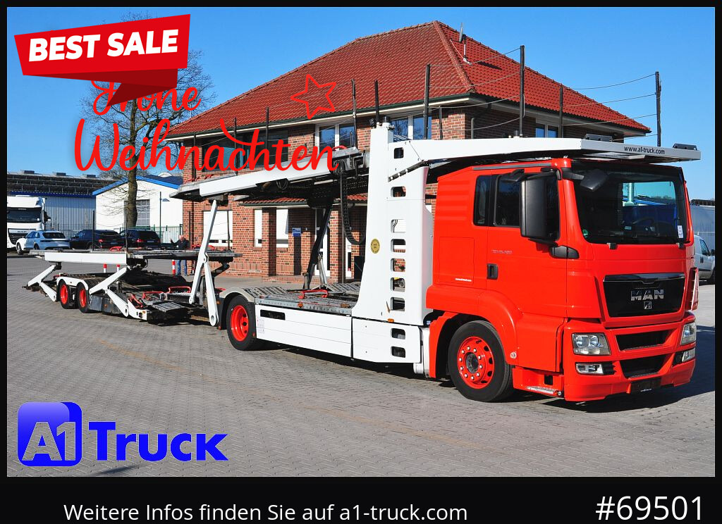 MAN 18.400 TGX, Autotransporter Kässbohrer, - Camion porte-voitures: photos 1 MAN 18.400 TGX, Autotransporter Kässbohrer, - Camion porte-voitures: photos 1