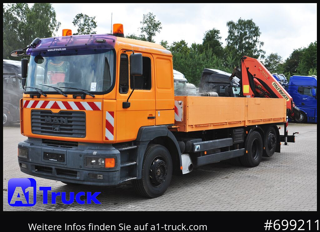 Camion plateau, Camion grue MAN MAN F 2000 26.464 Intarder Kran PK 15.500 Funk,: photos 11 Camion plateau, Camion grue MAN MAN F 2000 26.464 Intarder Kran PK 15.500 Funk,: photos 11