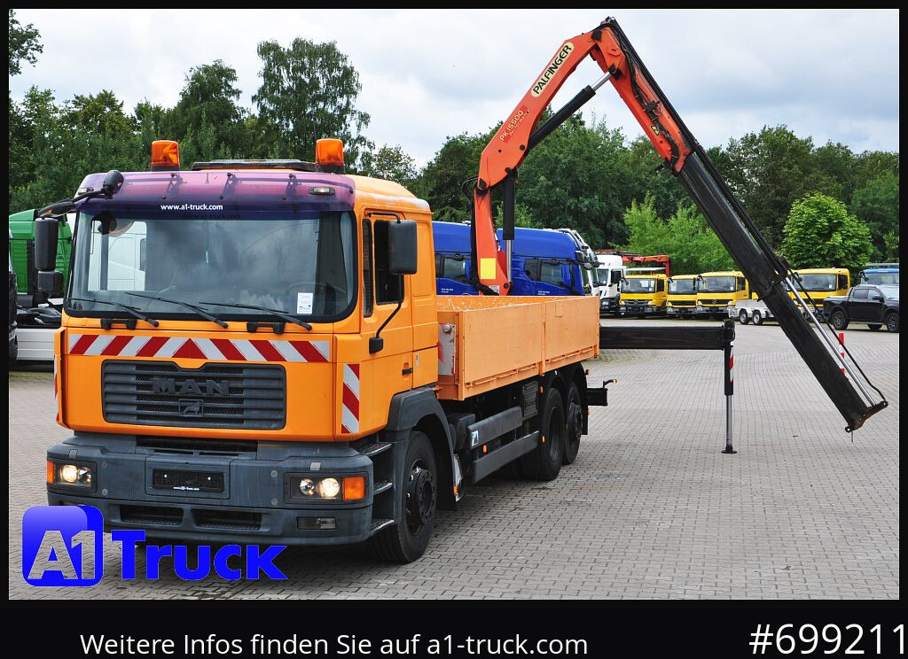 Camion plateau, Camion grue MAN MAN F 2000 26.464 Intarder Kran PK 15.500 Funk,: photos 13 Camion plateau, Camion grue MAN MAN F 2000 26.464 Intarder Kran PK 15.500 Funk,: photos 13