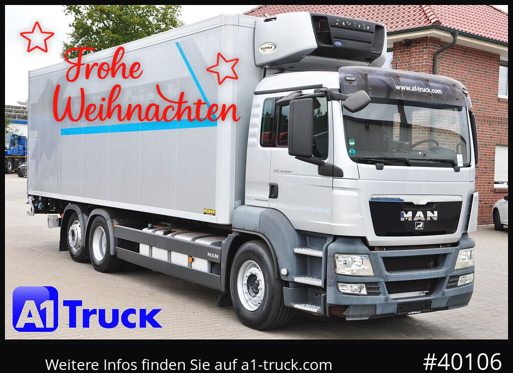 MAN TGS 26.440, Carrier 850 Rolltor+ LBW, Lift - Camion frigorifique: photos 1 MAN TGS 26.440, Carrier 850 Rolltor+ LBW, Lift - Camion frigorifique: photos 1