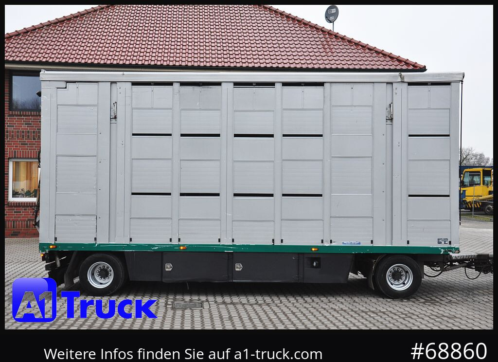 Remorque bétaillère MENKE Menke-Janzen 3 Stock, Hubdach, durchlader,: photos 8