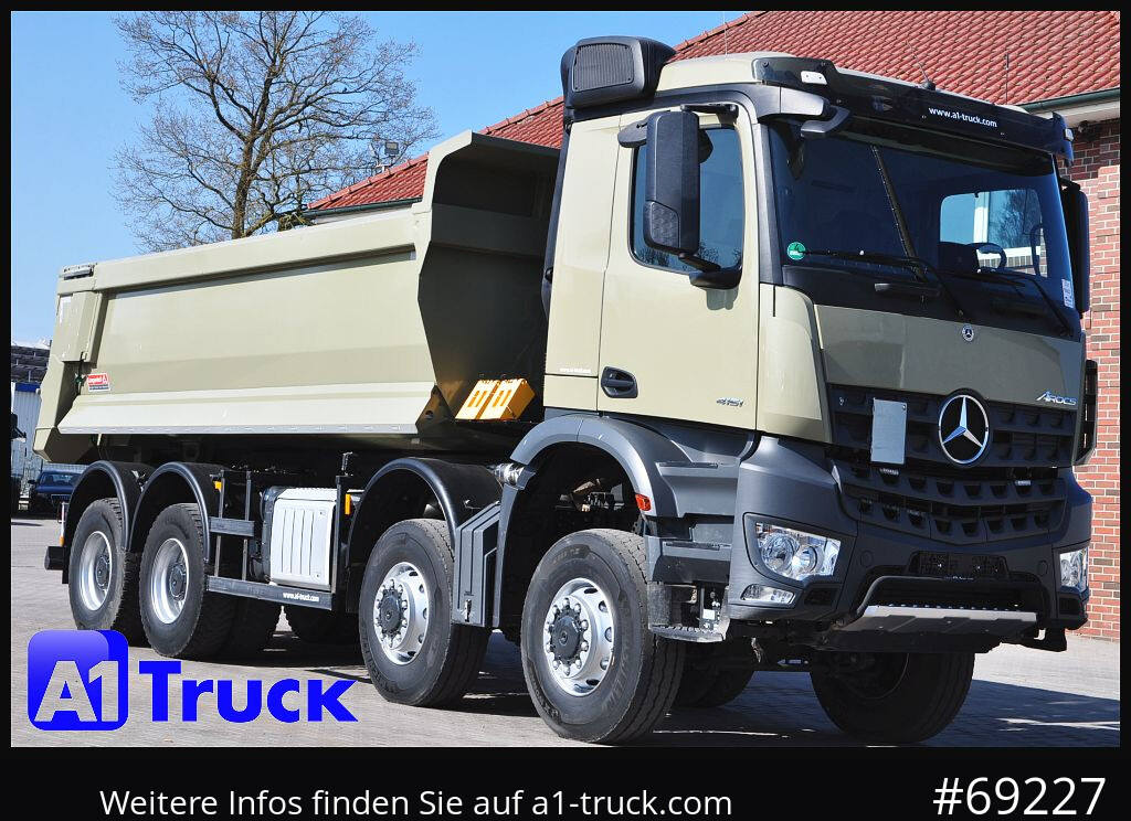 MERCEDES-BENZ Arocs 4151 BB, Allrad 8x8, Navi - Camion benne: photos 1 MERCEDES-BENZ Arocs 4151 BB, Allrad 8x8, Navi - Camion benne: photos 1