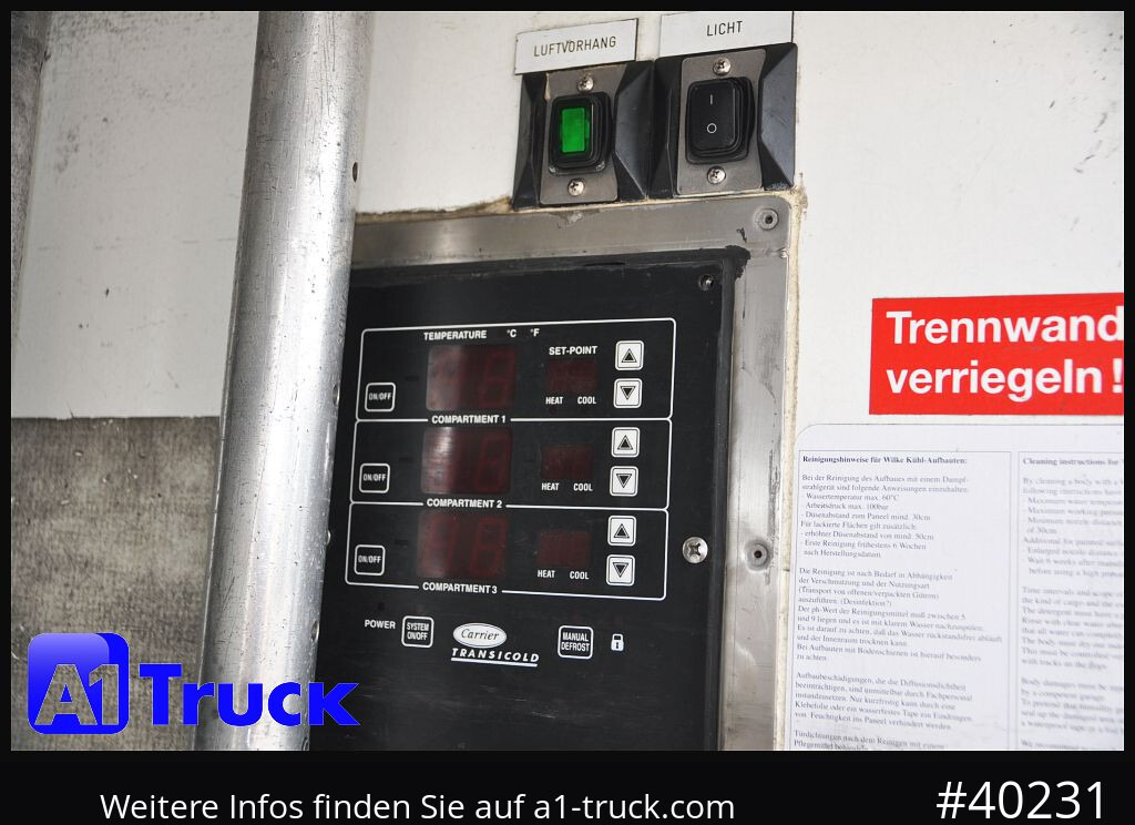 MERCEDES-BENZ Atego 1222, Kühlkoffer, Carrier Supra 850 Mt, LBW - Camion frigorifique: photos 2 MERCEDES-BENZ Atego 1222, Kühlkoffer, Carrier Supra 850 Mt, LBW - Camion frigorifique: photos 2