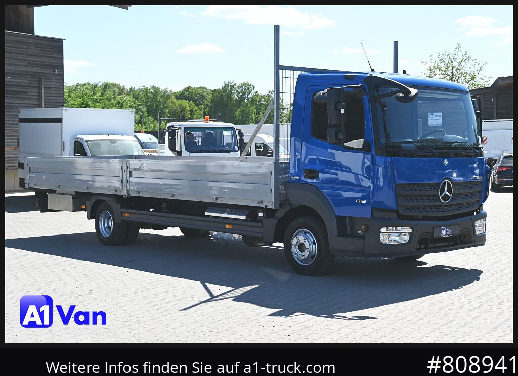 MERCEDES-BENZ Atego 816 Pritsche, 7 Meter lang , Automatik - Camion plateau: photos 1 MERCEDES-BENZ Atego 816 Pritsche, 7 Meter lang , Automatik - Camion plateau: photos 1