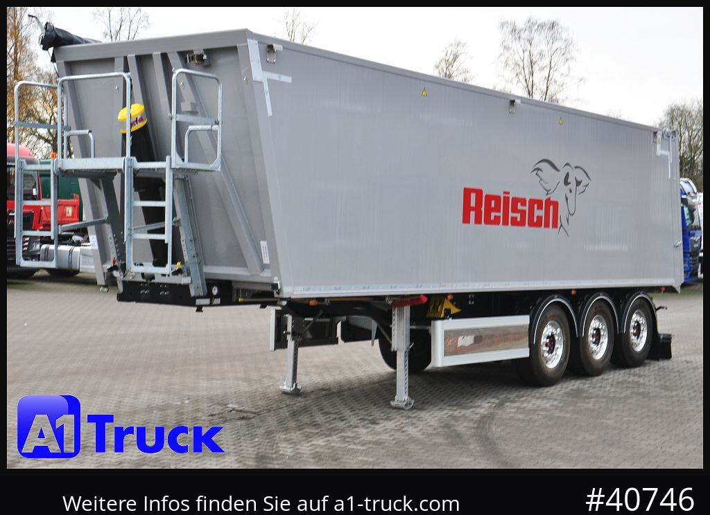 Semi-remorque benne neuf REISCH RHKS, Al 50m³, NEU Pedelklappe, Alu, Lift: photos 11
