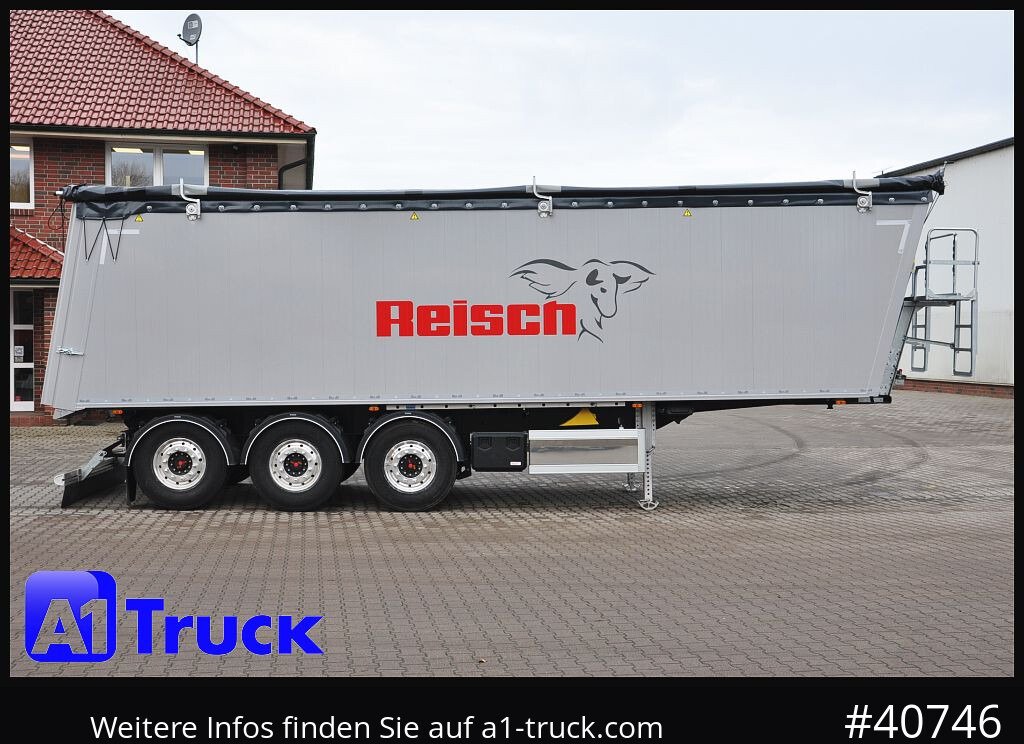 Semi-remorque benne neuf REISCH RHKS, Al 50m³, NEU Pedelklappe, Alu, Lift: photos 8