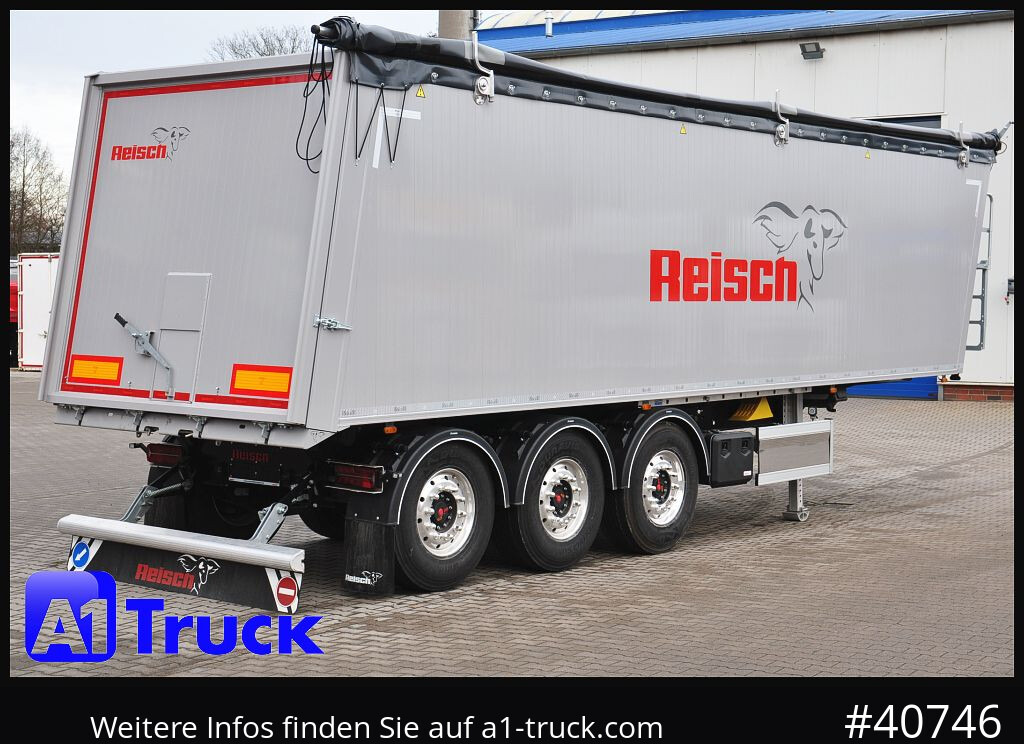Semi-remorque benne neuf REISCH RHKS, Al 50m³, NEU Pedelklappe, Alu, Lift: photos 9