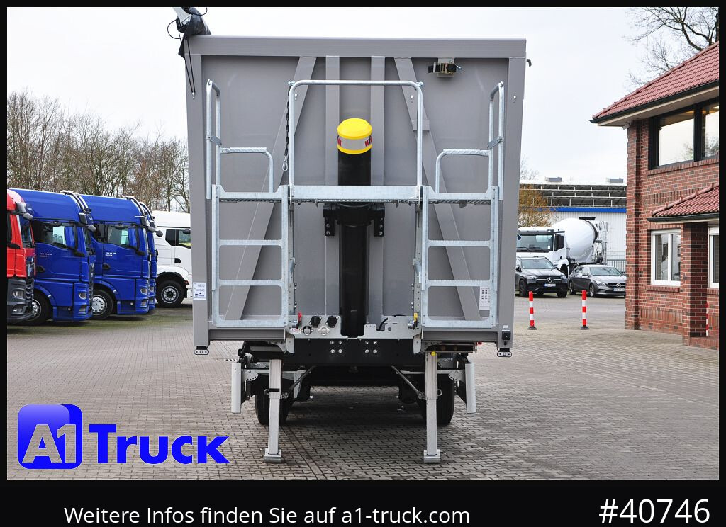 Semi-remorque benne neuf REISCH RHKS, Al 50m³, NEU Pedelklappe, Alu, Lift: photos 12