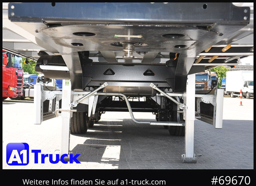 REISCH RHKS, Alu-Kippmulde 52m³, Kombitüren, Alufelgen, Liftachse, - Semi-remorque benne: photos 4 REISCH RHKS, Alu-Kippmulde 52m³, Kombitüren, Alufelgen, Liftachse, - Semi-remorque benne: photos 4