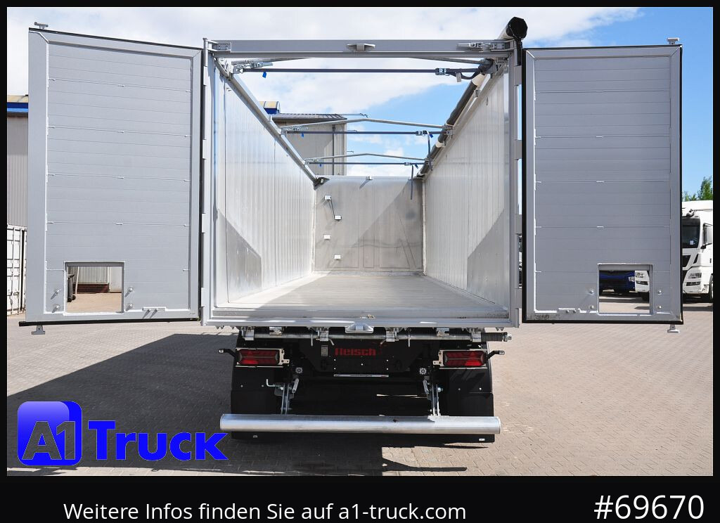 REISCH RHKS, Alu-Kippmulde 52m³, Kombitüren, Alufelgen, Liftachse, - Semi-remorque benne: photos 2 REISCH RHKS, Alu-Kippmulde 52m³, Kombitüren, Alufelgen, Liftachse, - Semi-remorque benne: photos 2