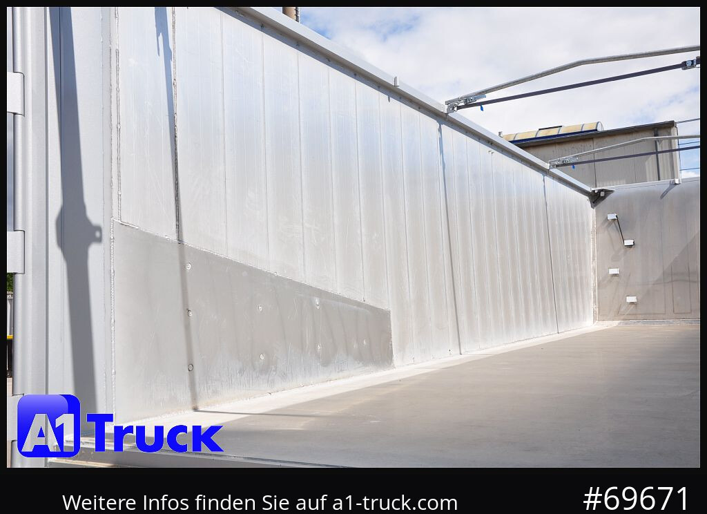 REISCH RHKS, Alu-Kippmulde 52m³, Kombitüren, Alufelgen, Liftachse, - Semi-remorque benne: photos 2 REISCH RHKS, Alu-Kippmulde 52m³, Kombitüren, Alufelgen, Liftachse, - Semi-remorque benne: photos 2