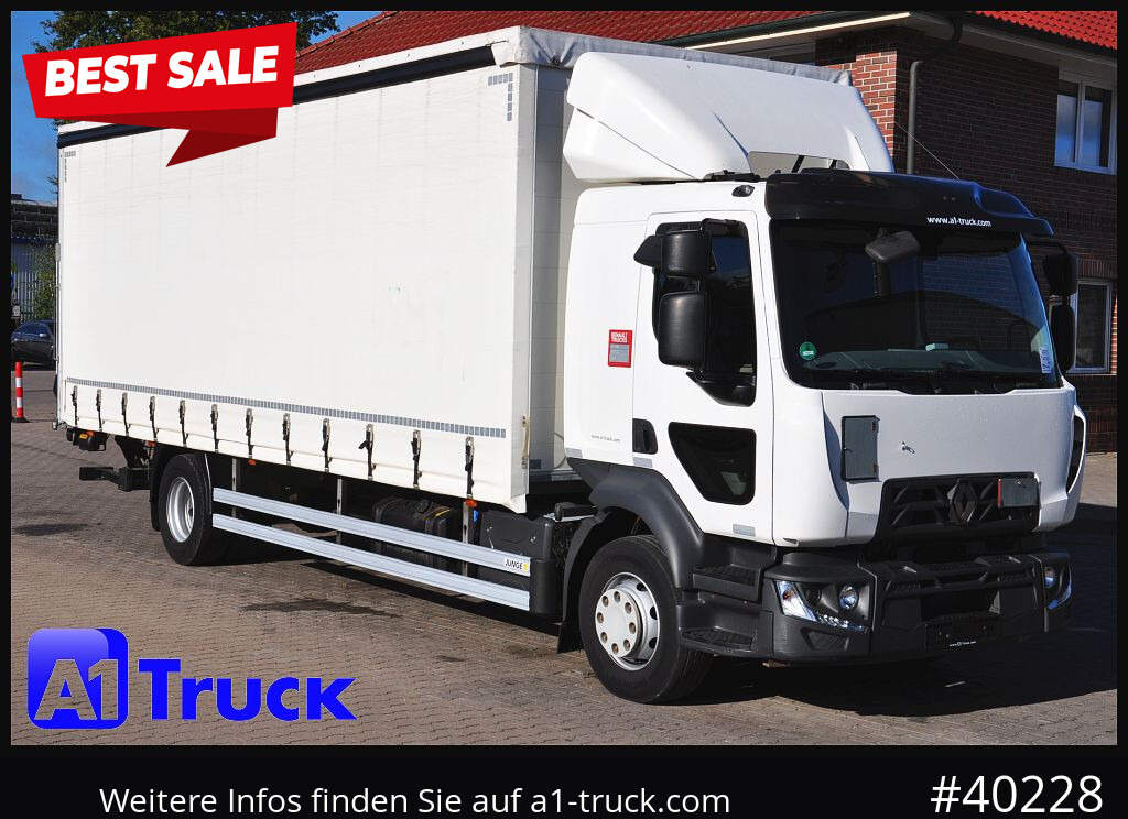 RENAULT D 280,  4x2, Ladebordwand, LBW, TÜV 06/2026 - Camion à rideaux coulissants: photos 1 RENAULT D 280,  4x2, Ladebordwand, LBW, TÜV 06/2026 - Camion à rideaux coulissants: photos 1