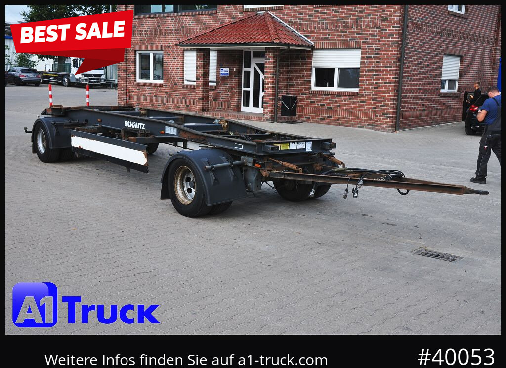 SCHMITZ ACF 20, Schlitten, zwillingsbereift, bis 7700mm Container - Remorque ampliroll/ Multibenne: photos 1 SCHMITZ ACF 20, Schlitten, zwillingsbereift, bis 7700mm Container - Remorque ampliroll/ Multibenne: photos 1