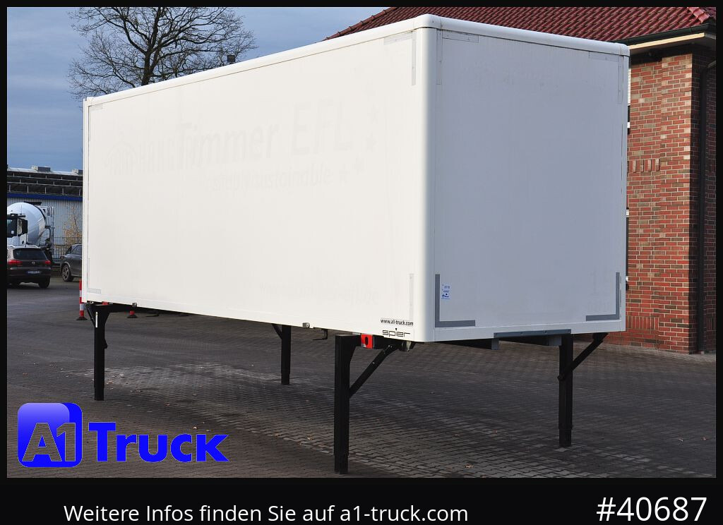 Carrosserie fourgon SPIER WB Koffer, 7,45, guter Zustand, verzinkt, Rolltor