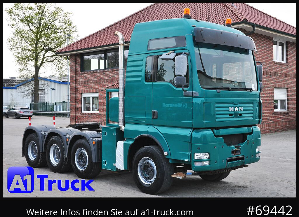 MAN TGA 26.530 XXL 8x4, 120t, Intarder, Pritsche, - Tracteur routier: photos 1 MAN TGA 26.530 XXL 8x4, 120t, Intarder, Pritsche, - Tracteur routier: photos 1