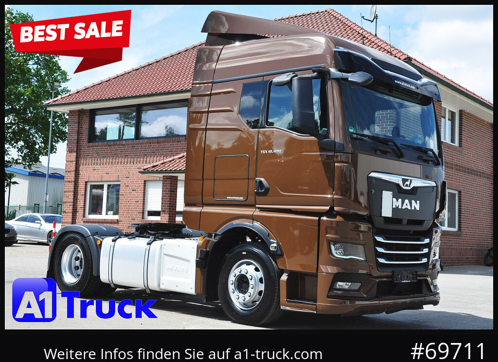 MAN TGX 18,480 BLS Intarder Standklima, Soundsystem - Tracteur routier: photos 1 MAN TGX 18,480 BLS Intarder Standklima, Soundsystem - Tracteur routier: photos 1