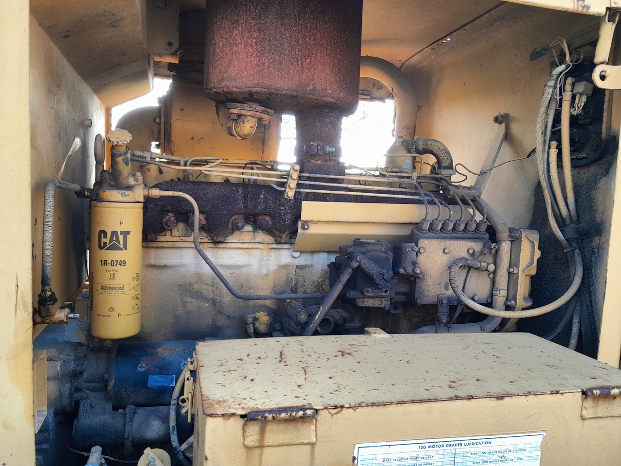 Niveleuse Caterpillar 12G Macchina perfettamente funzionante. motore 3306 revisionato.: photos 10