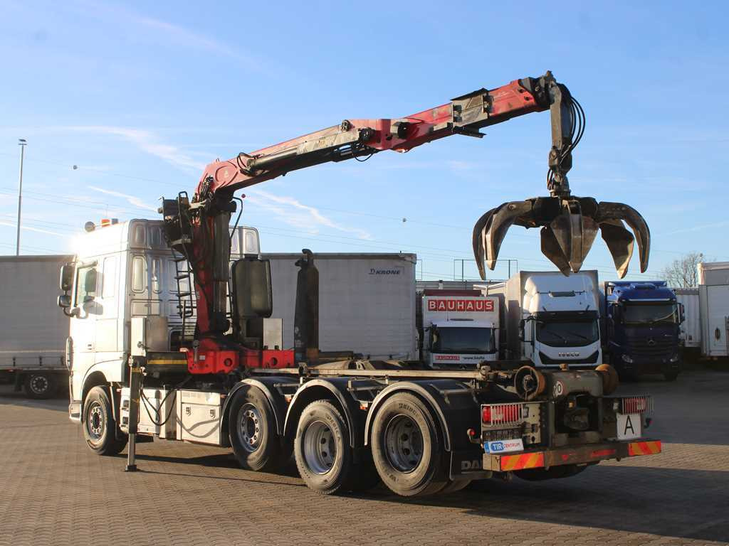DAF XF 460, EURO 6, 8X2, 2X LIFT AXLE, PALFINGER S260Z96 - Camion ampliroll, Camion grue: photos 5 DAF XF 460, EURO 6, 8X2, 2X LIFT AXLE, PALFINGER S260Z96 - Camion ampliroll, Camion grue: photos 5