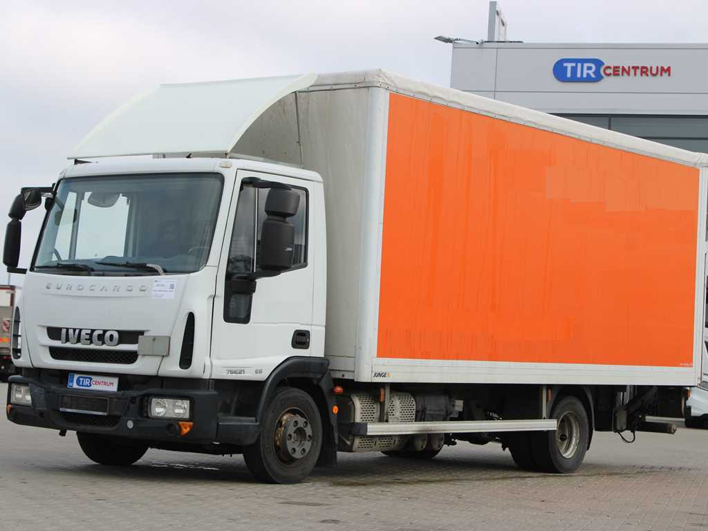 Iveco EUROCARGO 75E21, HYDRAULIC FRONT, EURO 6 - Camion fourgon: photos 1 Iveco EUROCARGO 75E21, HYDRAULIC FRONT, EURO 6 - Camion fourgon: photos 1