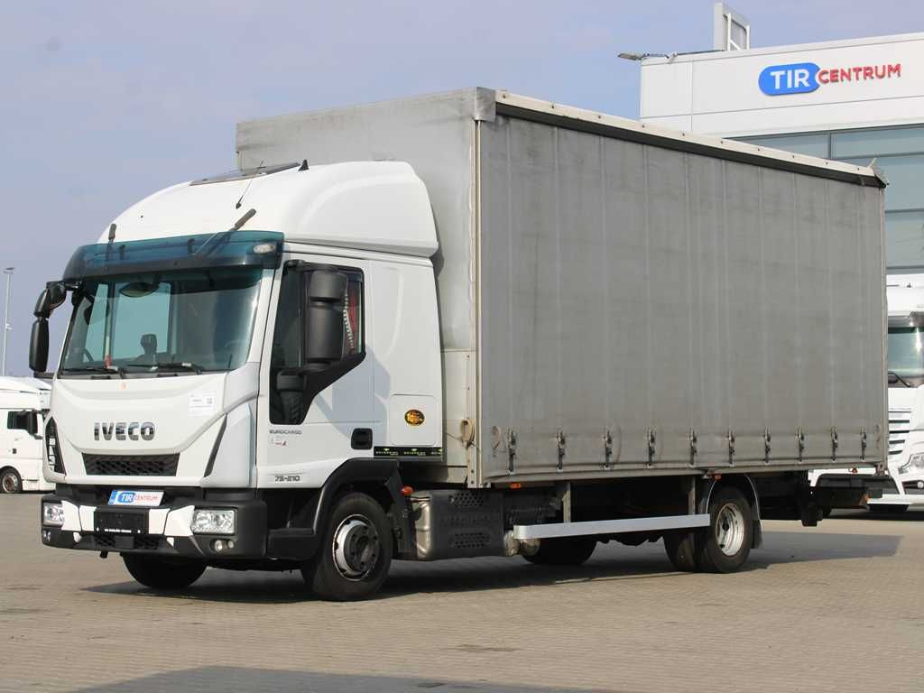 Iveco EUROCARGO 75E210, EURO 6, PNEU 80% - Camion à rideaux coulissants: photos 1 Iveco EUROCARGO 75E210, EURO 6, PNEU 80% - Camion à rideaux coulissants: photos 1