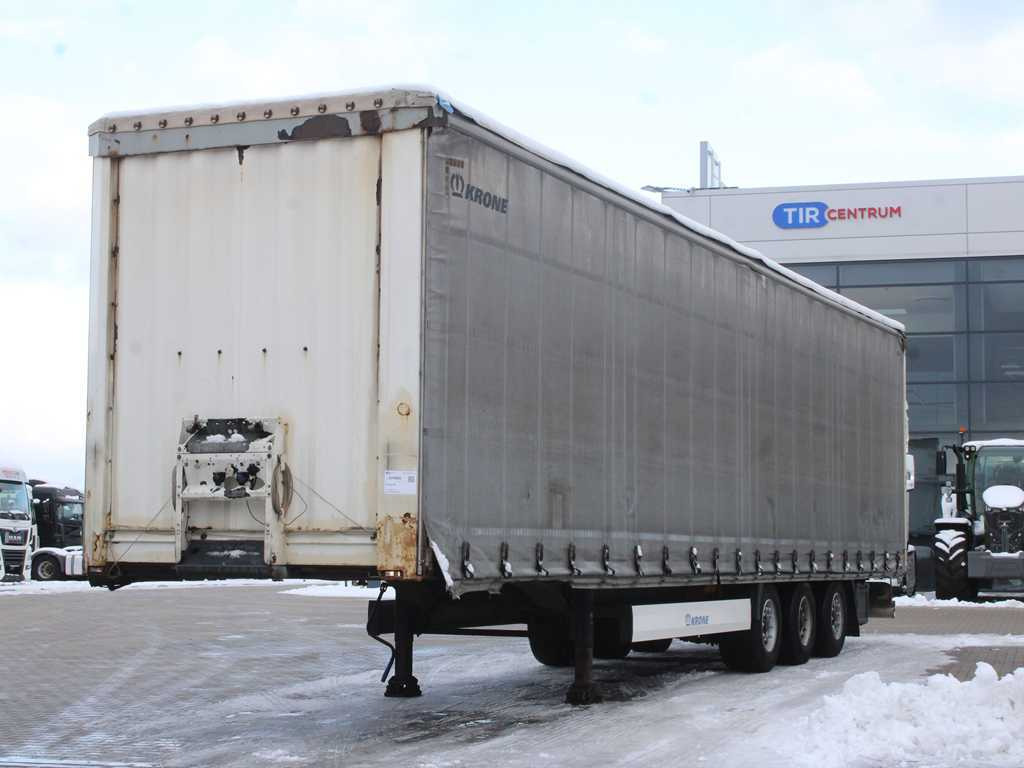 Krone SD, LOWDECK, MULTILOCK, LIFTING AXLE, LIFTING ROOF - Semi-remorque rideaux coulissants: photos 1 Krone SD, LOWDECK, MULTILOCK, LIFTING AXLE, LIFTING ROOF - Semi-remorque rideaux coulissants: photos 1