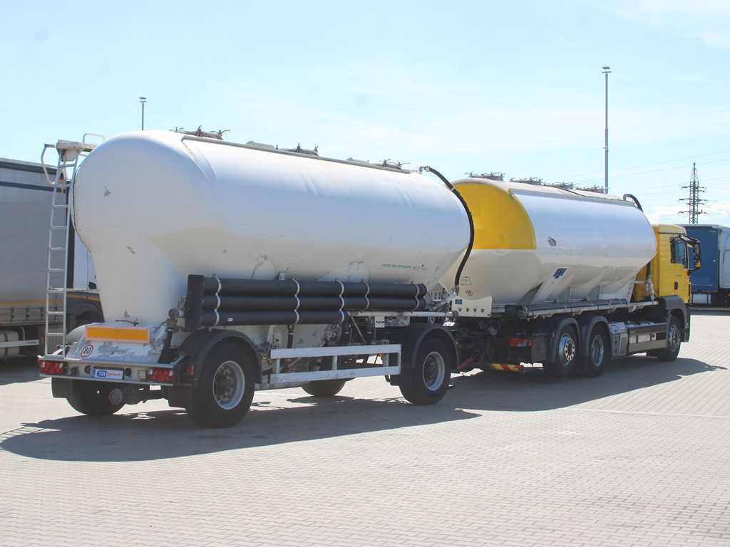 MAN TGA 26.440, 6x2, EURO 5, FELDBINDER 30m3, LIFTING AXLE, SILO + SPITZER (2006) - Camion citerne: photos 4 MAN TGA 26.440, 6x2, EURO 5, FELDBINDER 30m3, LIFTING AXLE, SILO + SPITZER (2006) - Camion citerne: photos 4