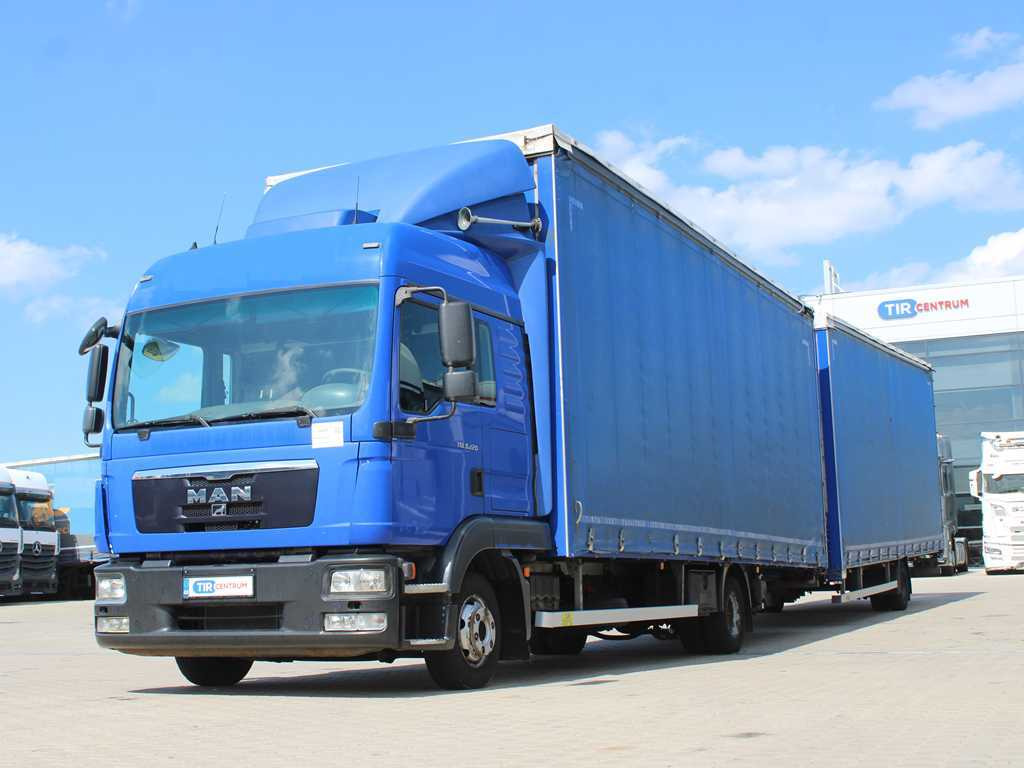 MAN TGL 8.220, EURO 5EEV, INDEPENDENT AIR CONDITIONING + SVAN CHT101 (2014) - Camion à rideaux coulissants: photos 1 MAN TGL 8.220, EURO 5EEV, INDEPENDENT AIR CONDITIONING + SVAN CHT101 (2014) - Camion à rideaux coulissants: photos 1
