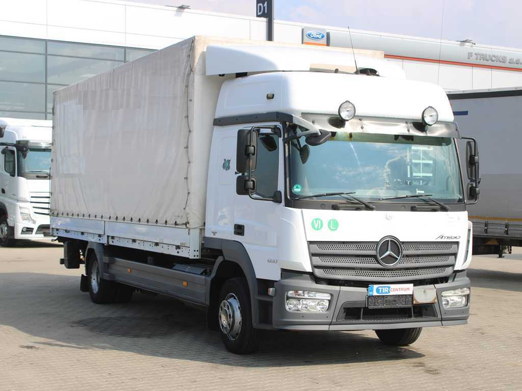 Mercedes-Benz ATEGO 1230, EURO 6, HYDRAULIC FRONT, SIDES - Camion à rideaux coulissants: photos 3 Mercedes-Benz ATEGO 1230, EURO 6, HYDRAULIC FRONT, SIDES - Camion à rideaux coulissants: photos 3