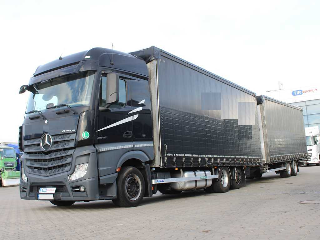 Mercedes-Benz Actros 2545, 6X2, EURO 6, AIR SUSPENSION + PANAV - Camion à rideaux coulissants: photos 1 Mercedes-Benz Actros 2545, 6X2, EURO 6, AIR SUSPENSION + PANAV - Camion à rideaux coulissants: photos 1