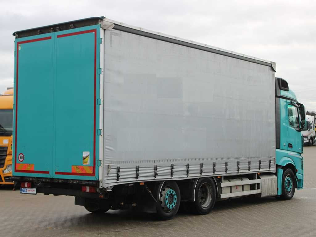 Mercedes-Benz Actros 2545, 6X2, EURO 6, AIR SUSPENSIONS - Camion à rideaux coulissants: photos 3 Mercedes-Benz Actros 2545, 6X2, EURO 6, AIR SUSPENSIONS - Camion à rideaux coulissants: photos 3