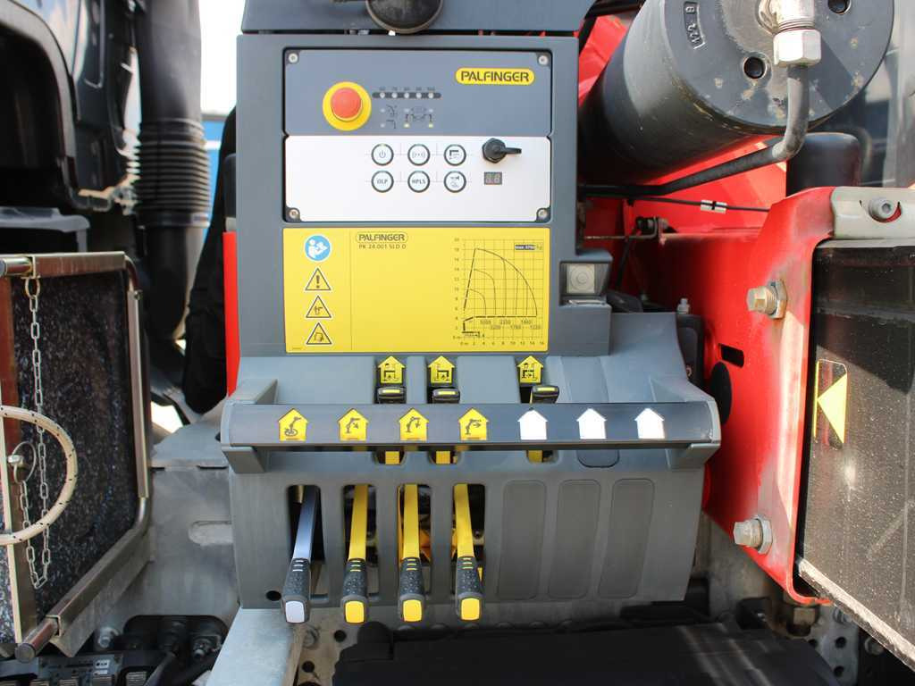 Camion plateau, Camion grue Mercedes-Benz Arocs 2542, 6X2, EURO 6, SIDE PANEL, NAVIGATION, CAMERA, PALFINGER PK 24.001 SLD5: photos 9