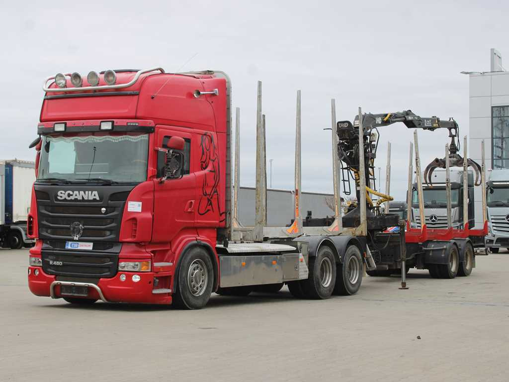 Scania R 480, HYDRAULIC ARM LHO L120Z(78), 6X4 - Camion grumier, Camion grue: photos 1 Scania R 480, HYDRAULIC ARM LHO L120Z(78), 6X4 - Camion grumier, Camion grue: photos 1