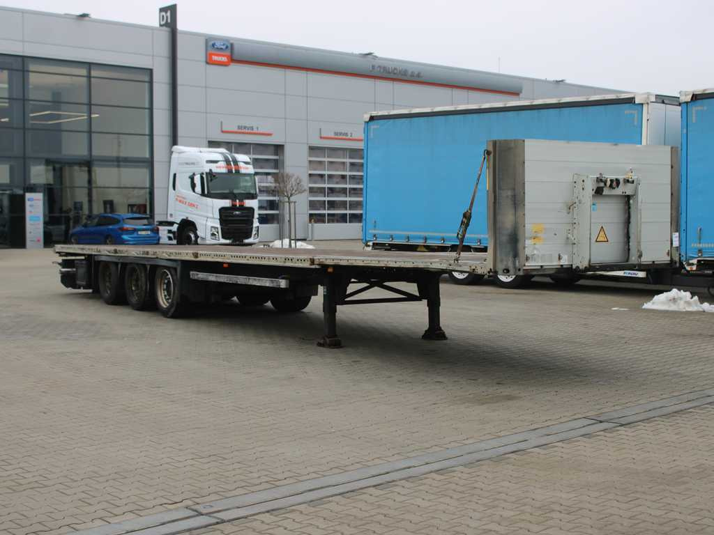 Schmitz CARGOBULL SCB *S3T, LIFTING AXLE, MULTILOCK, LOWDECK - Semi-remorque plateau: photos 3 Schmitz CARGOBULL SCB *S3T, LIFTING AXLE, MULTILOCK, LOWDECK - Semi-remorque plateau: photos 3