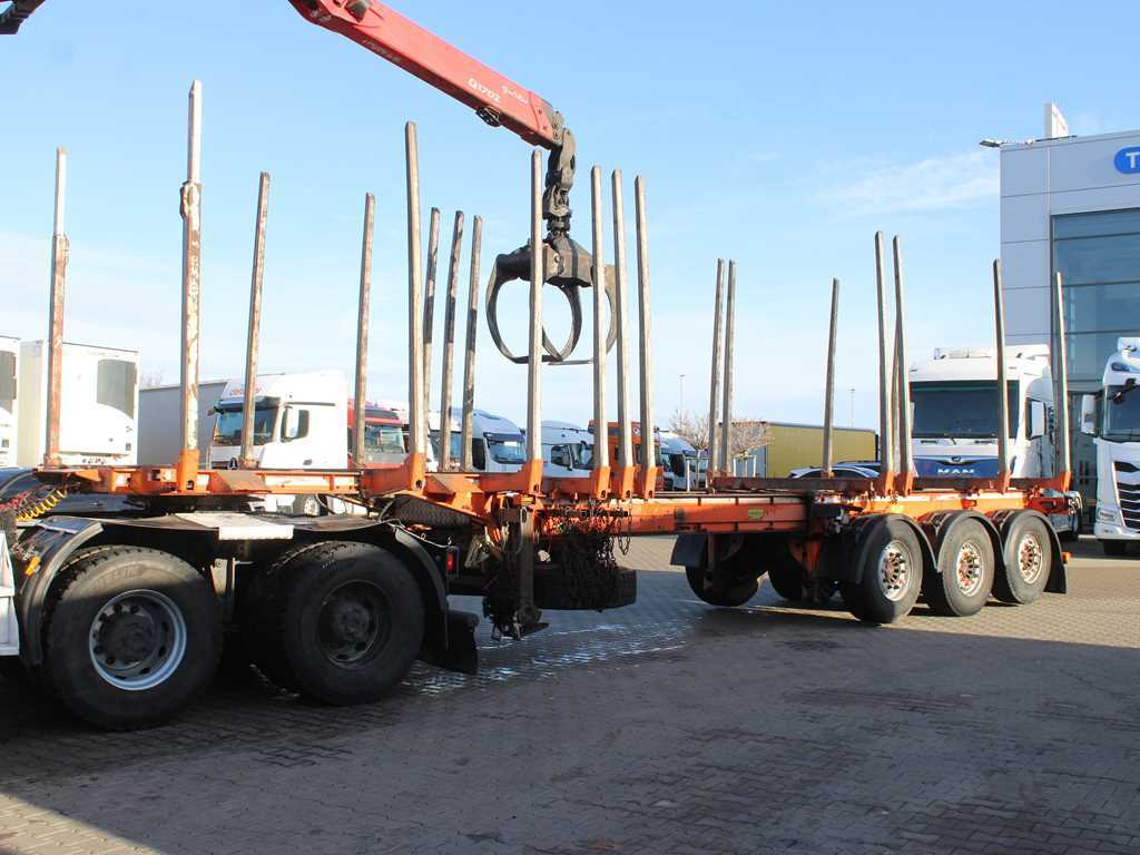 Tracteur routier, Semi-remorque grumier Scania R500, 6x6, RETARDER, OPTICRUISE, PALFINGER EPSILON Q170Z96, NAVIGATION: photos 6