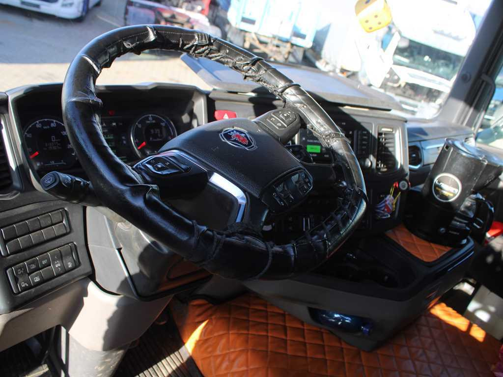 Tracteur routier, Semi-remorque grumier Scania R500, 6x6, RETARDER, OPTICRUISE, PALFINGER EPSILON Q170Z96, NAVIGATION: photos 8