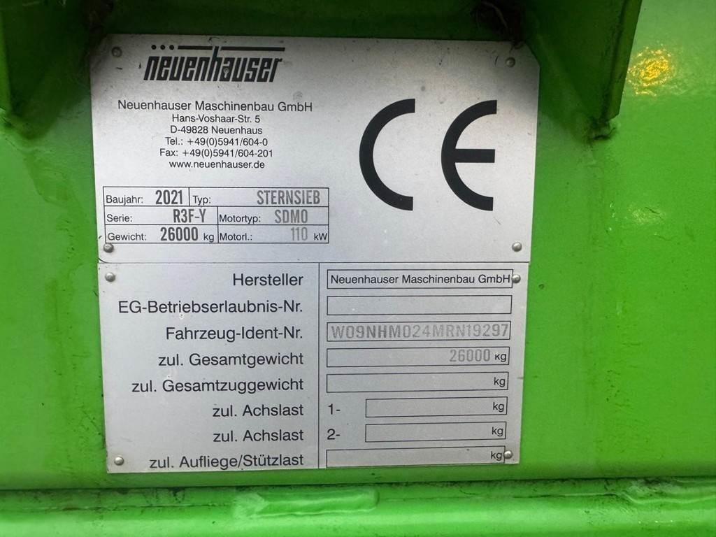 Neuenhauser Super Screener 3F - Crible: photos 5 Neuenhauser Super Screener 3F - Crible: photos 5