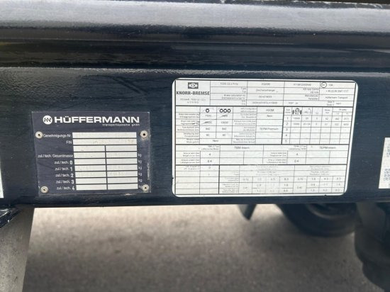 Remorque ampliroll/ Multibenne Hüffermann Abrollanhänger  Preis ohne Abrollcontainer: photos 12